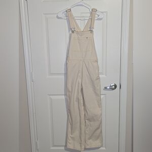 Everlane Women's Cream Jeans Overalls